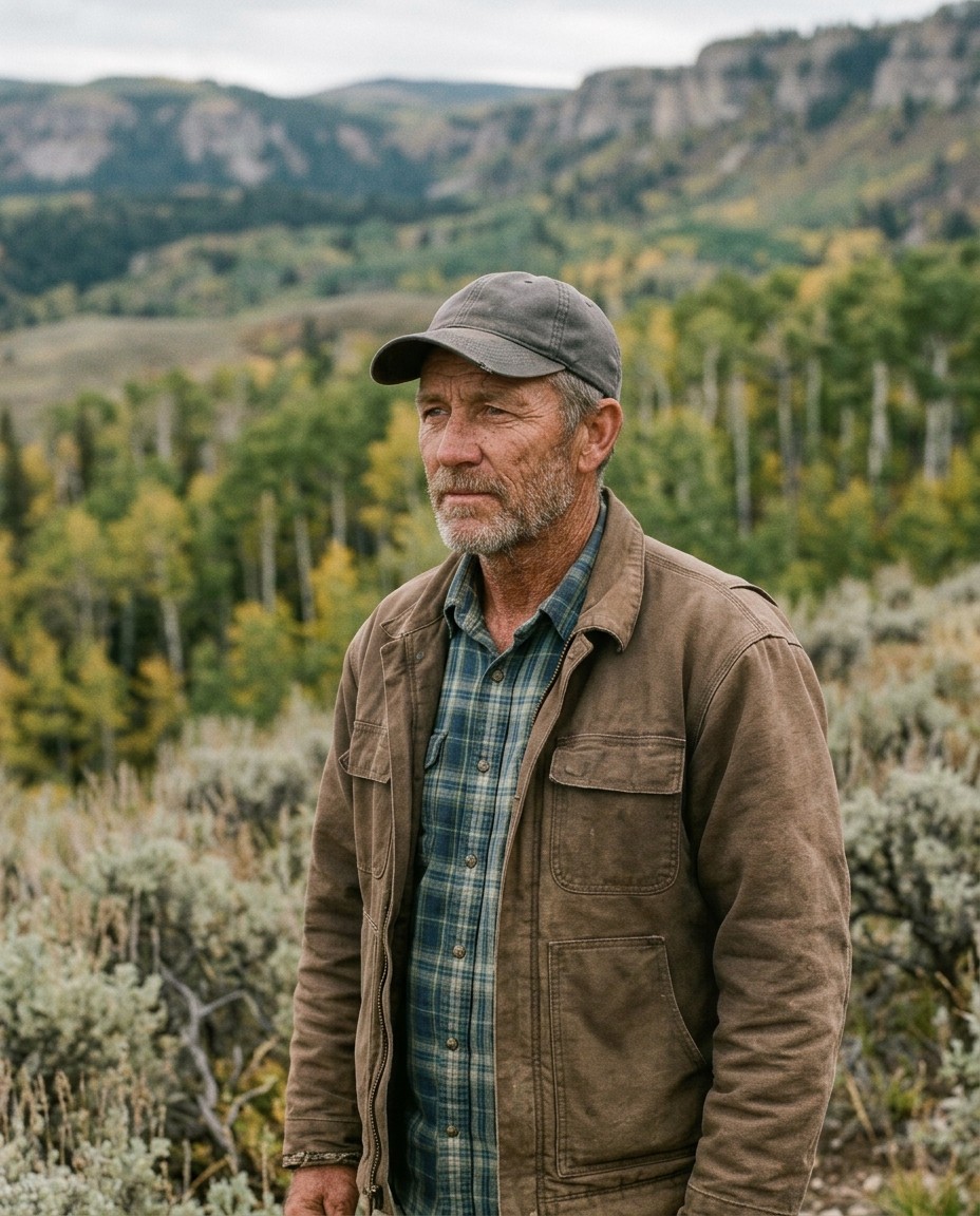 Curt Bellamy on a sagebrush ridge in northern Utah